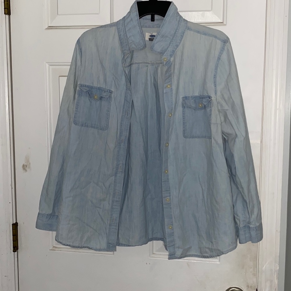 Old navy jean button up